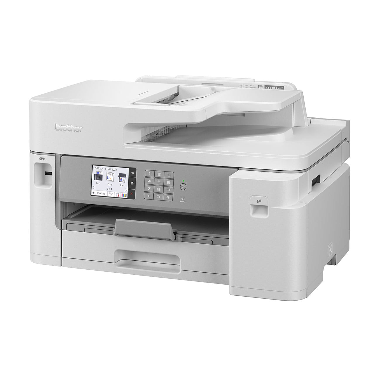 Brother MFC-J5855DW XL Inkjet Printer Left Side View
