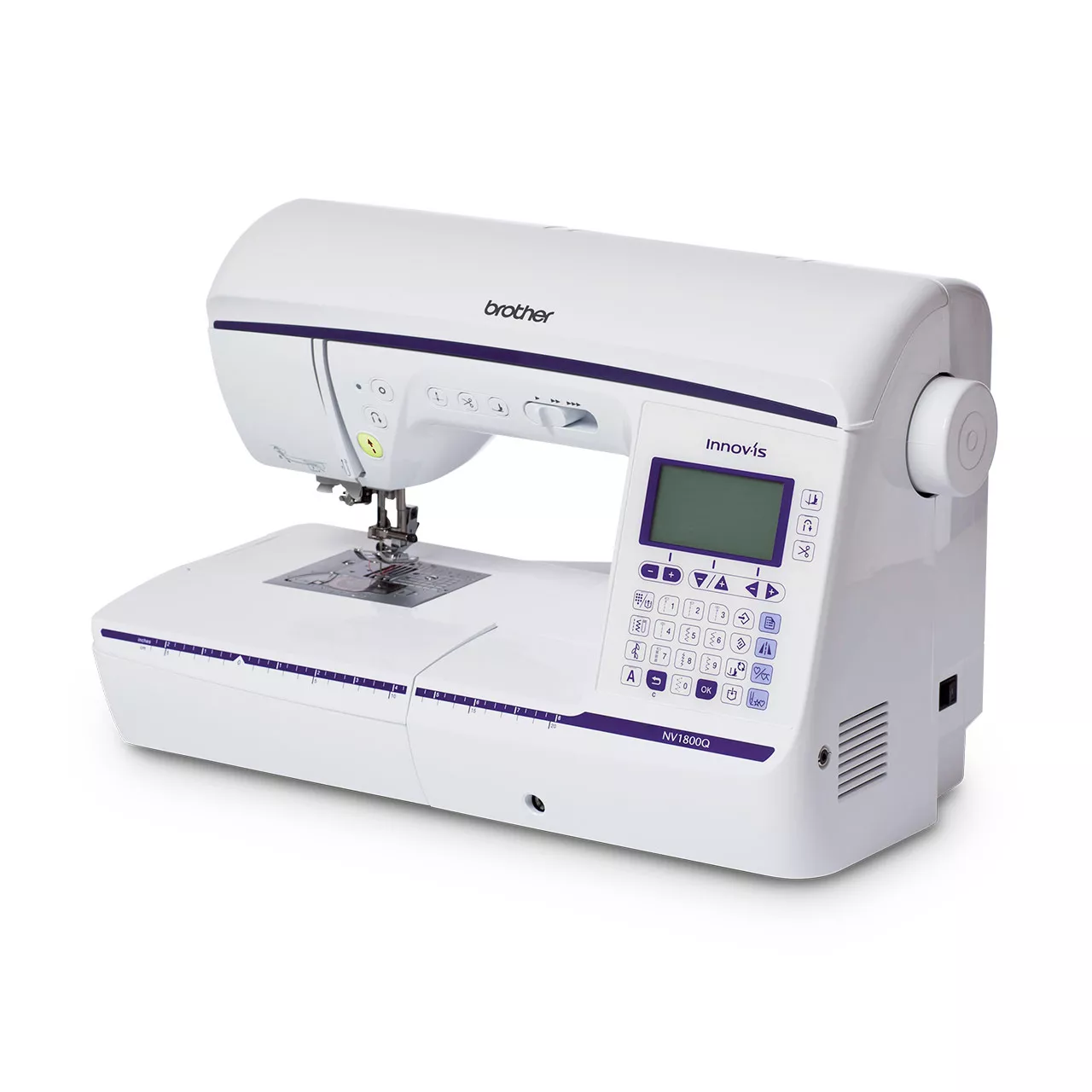 Brother Innov-is NV1800Q Computerised Sewing and Quilting Machine – left-side view
