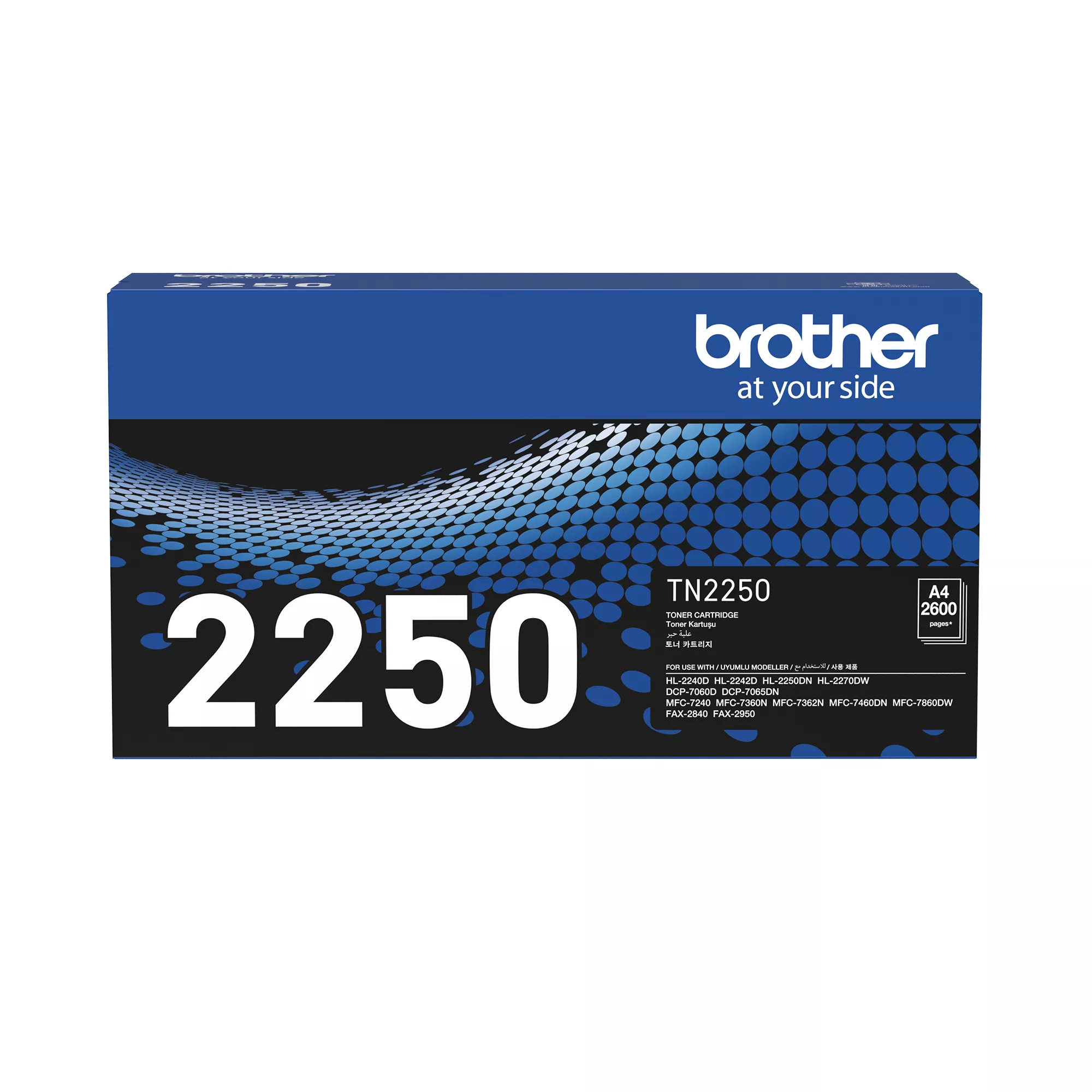 Brother TN2250 Genuine Toner Cartridge 2
