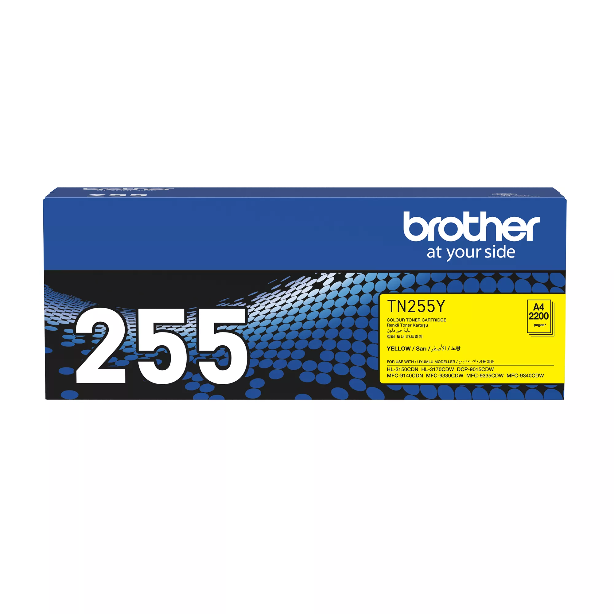 Brother TN255Y Genuine Toner Cartridge 1
