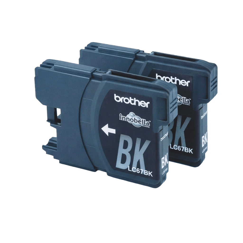 Brother LC67BK-2PK Genuine Ink Cartridge 2