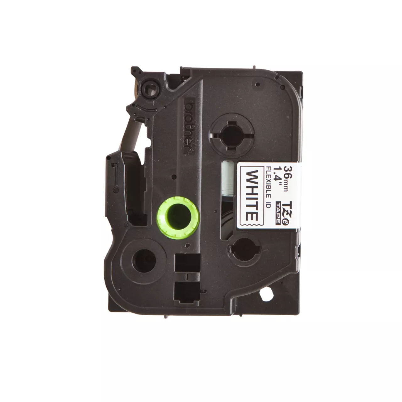 TZe-FX261 Flexible ID Tape - 36mm Black on White