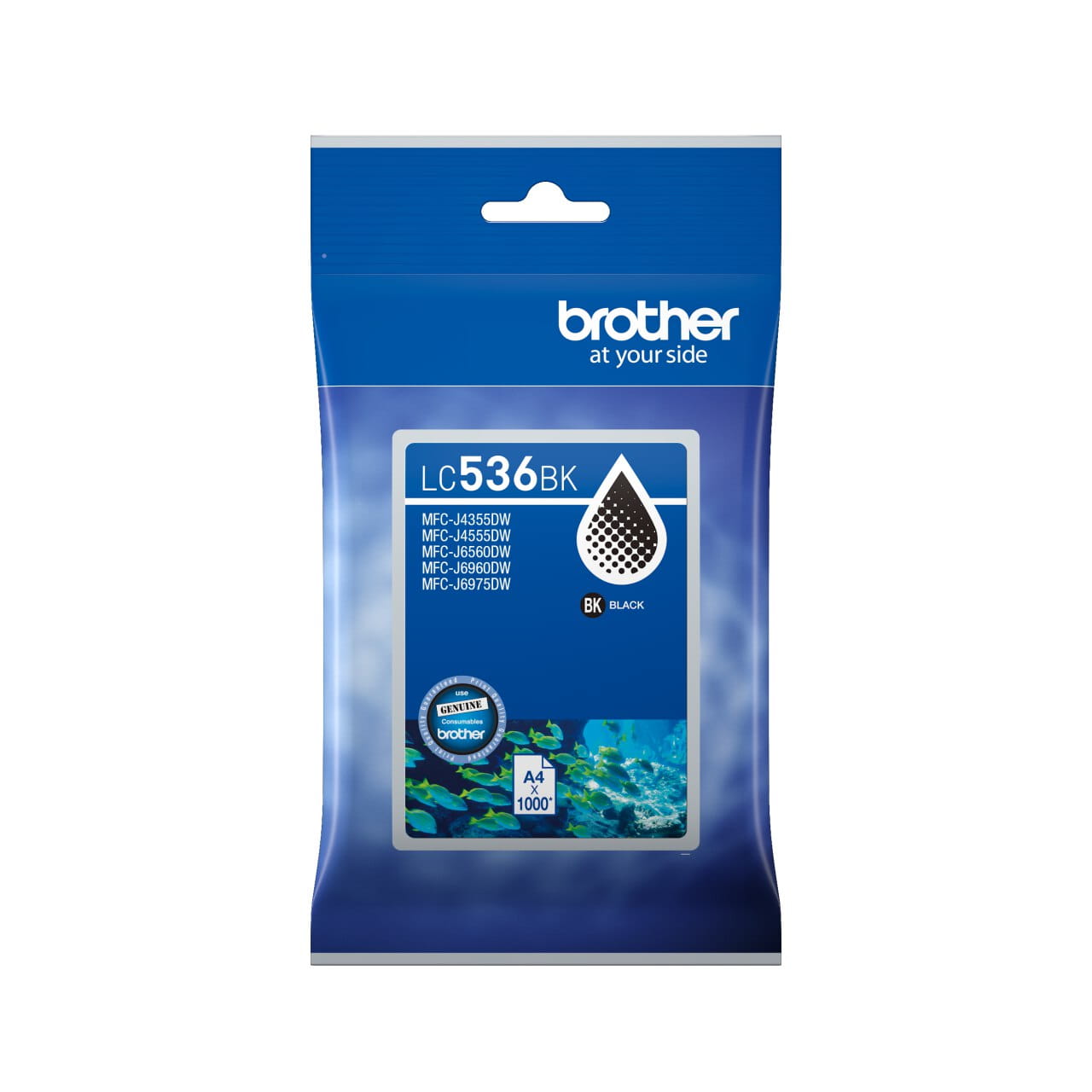 Brother LC536BK Genuine Ink Cartridge 1