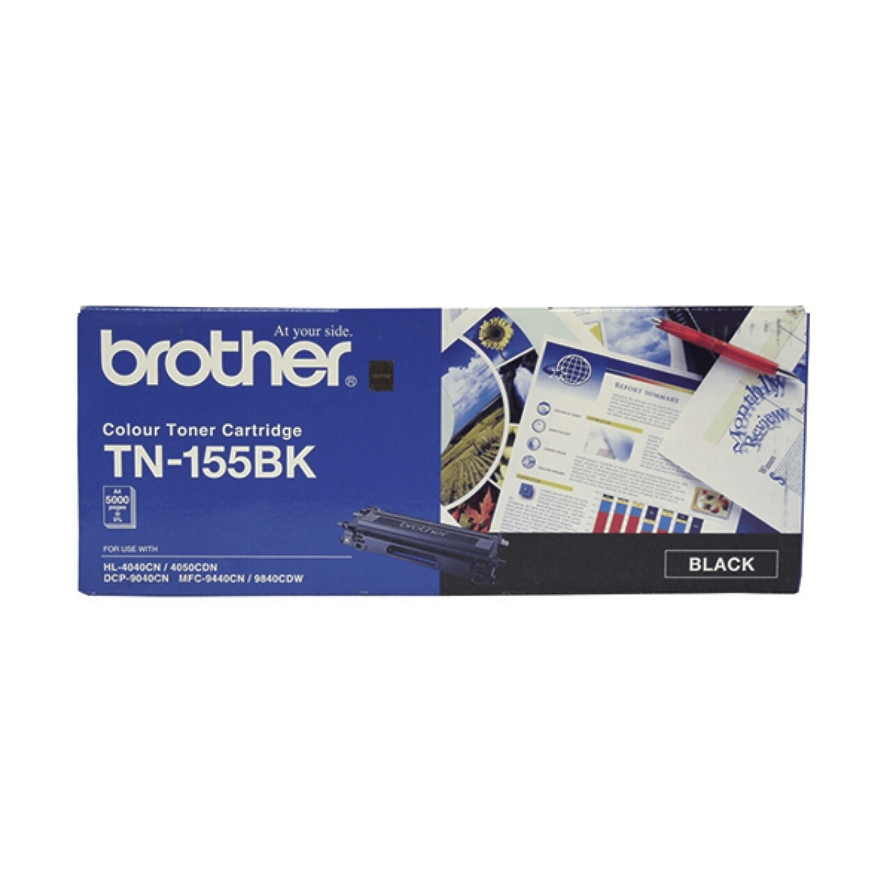 Brother TN-155BK Genuine Toner Cartridge 1