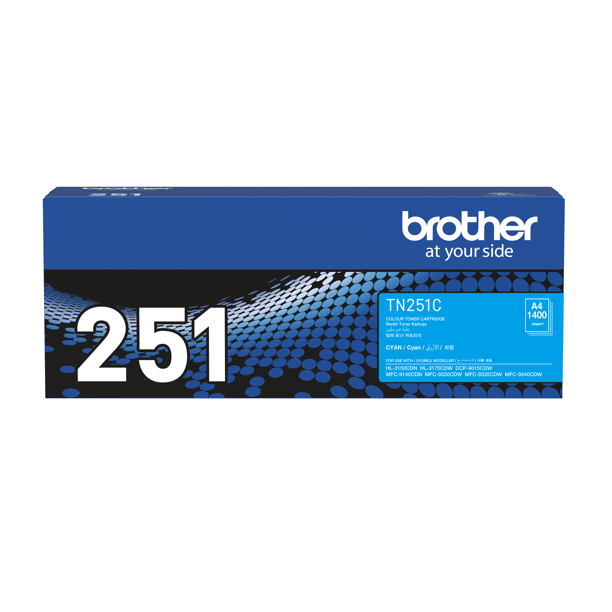 Brother TN251C Genuine Toner Cartridge 1