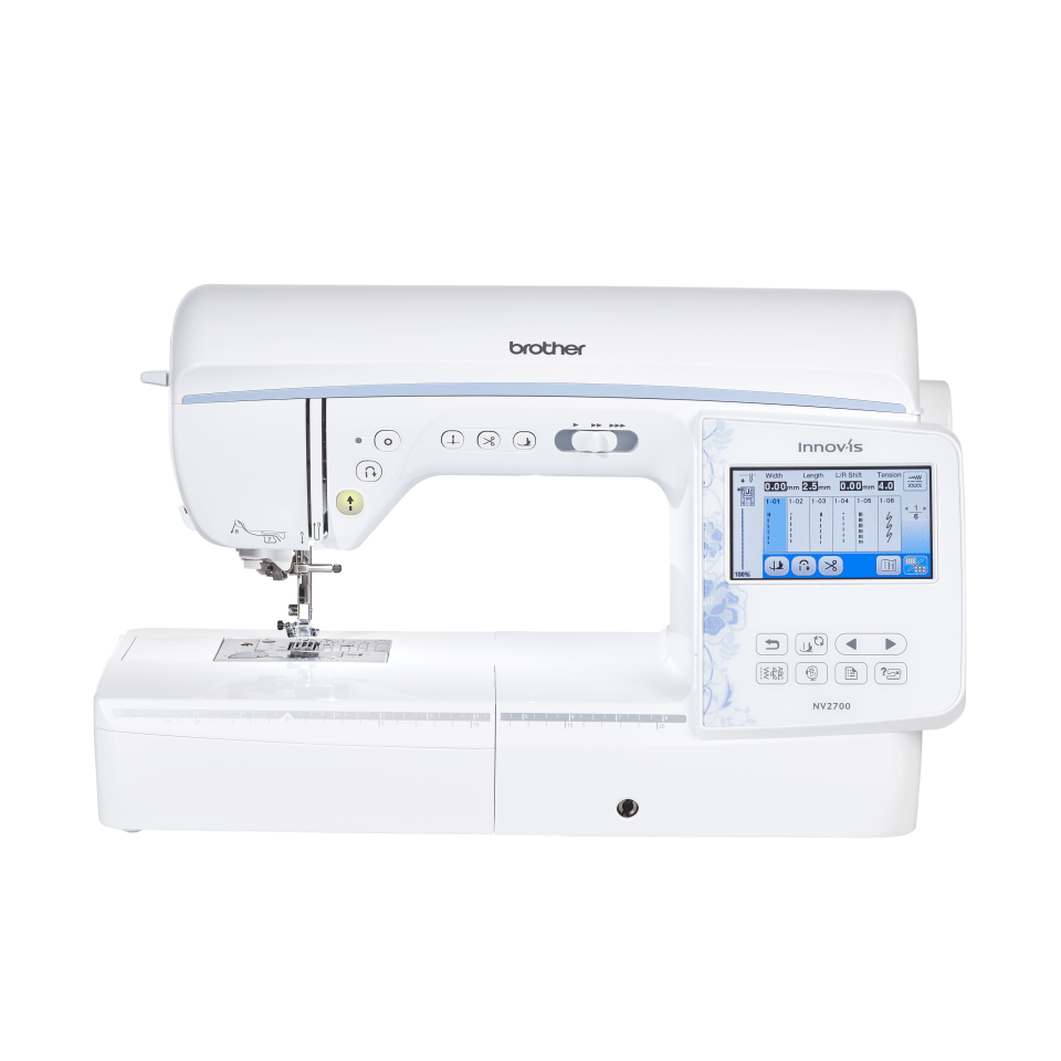 Sewing & embroidery machine NV2700 facing forward