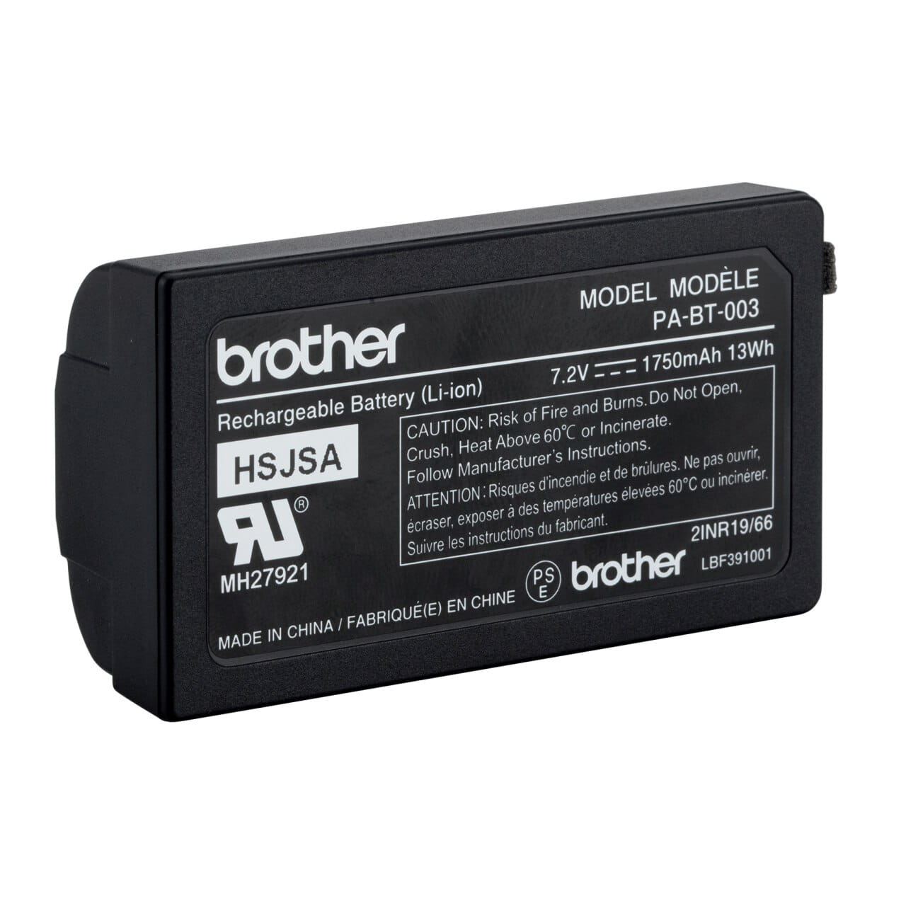 PA-BT-003 Rechargeable Li-ion Battery