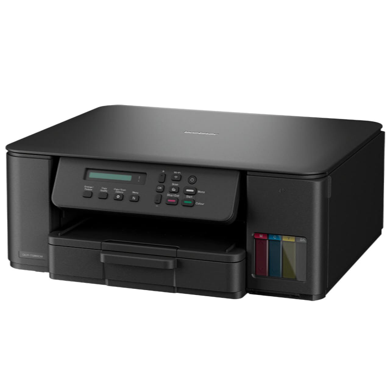 Brother DCP-T580DW Ink Tank Printer Left Side View