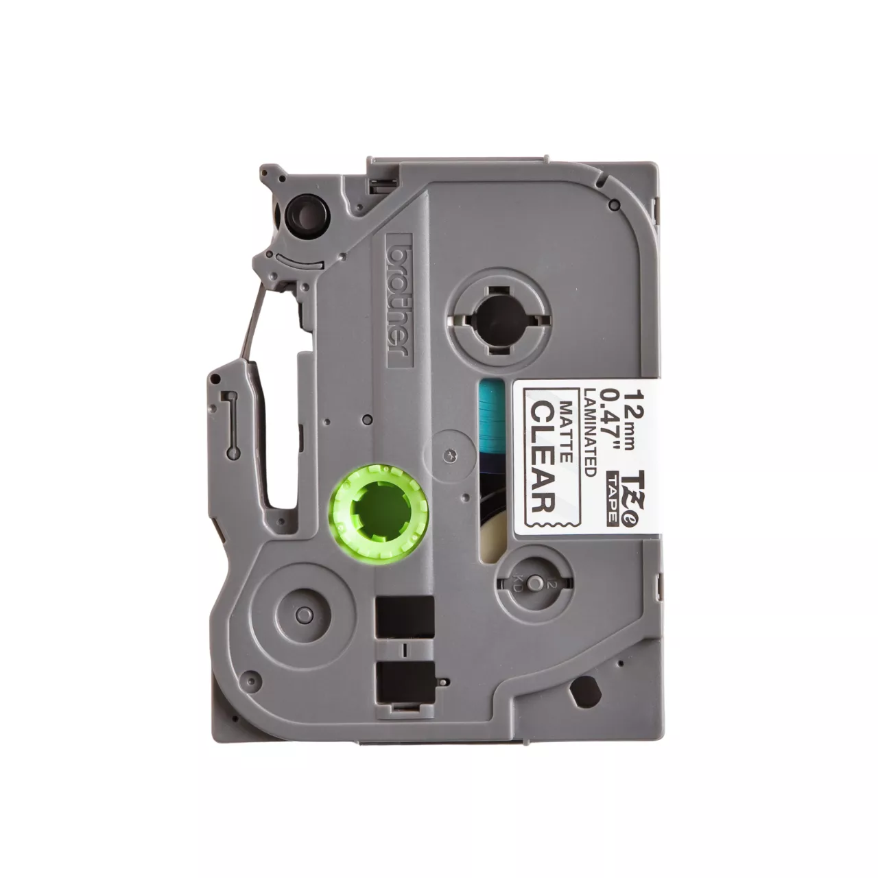 Brother Genuine TZe-M31 Laminated Tape - Black on Matte Clear