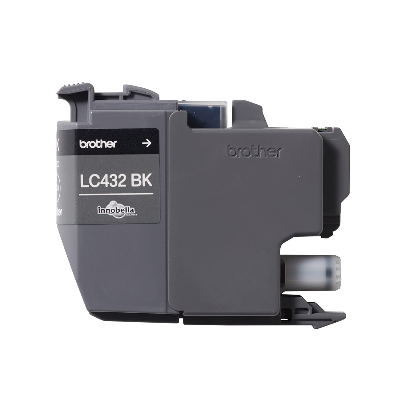 black standard yield ink cartridge LC432BK out of package