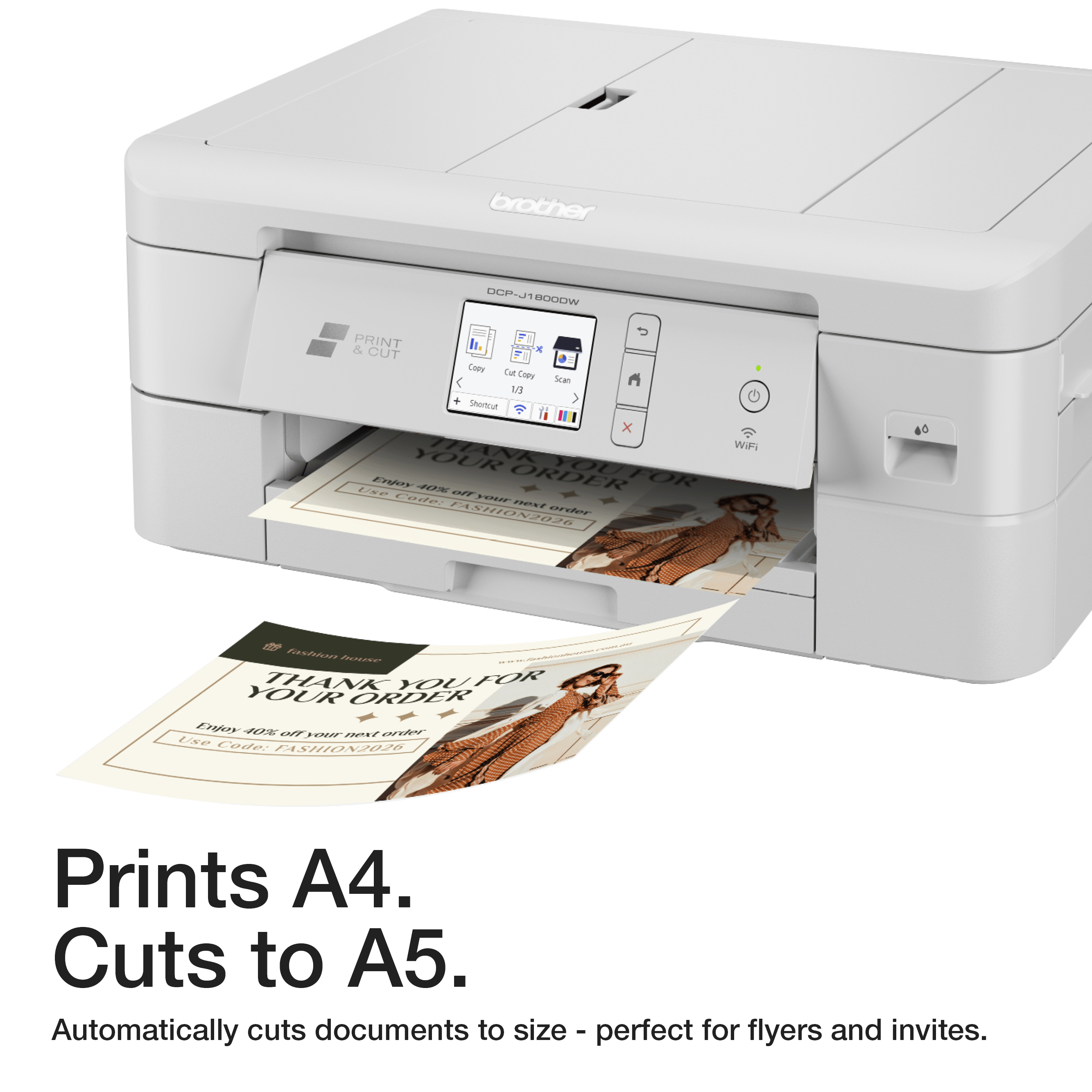 MFC-J1800DW Cutting