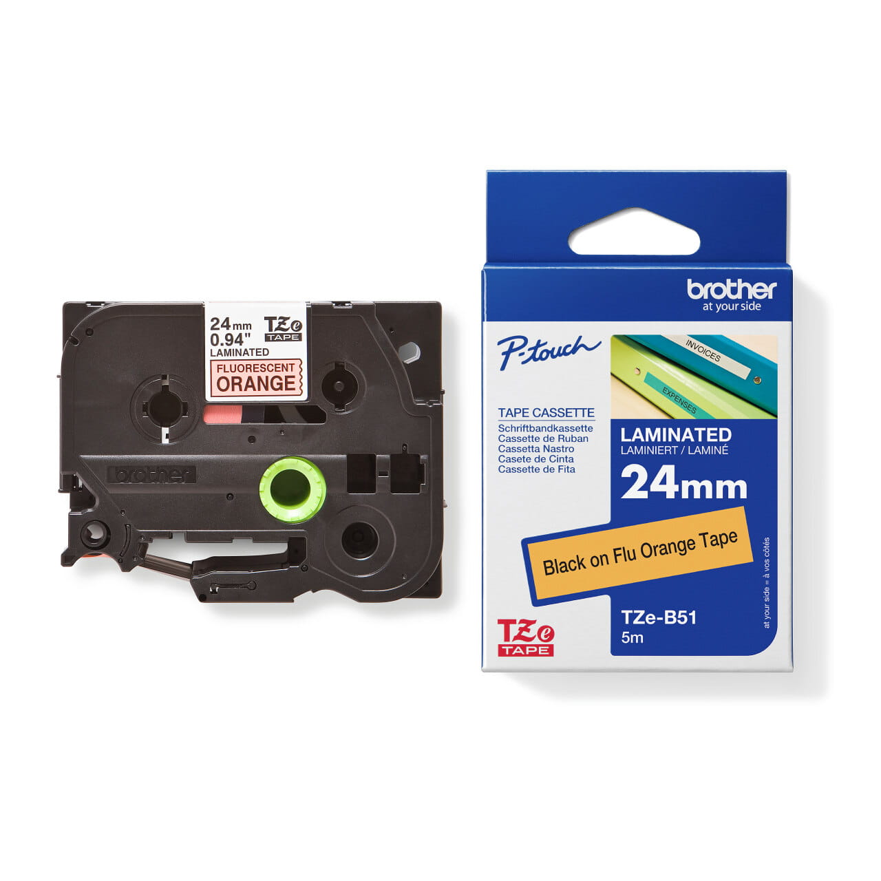 Brother TZe-B51 Genuine Label Printer (Label Maker) Tape 2
