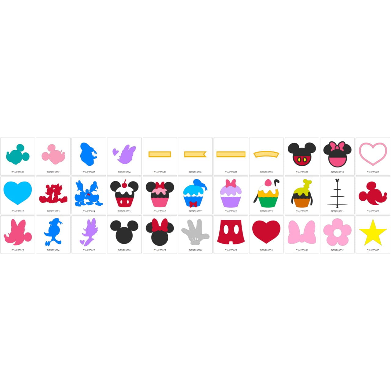 Brother Disney Mickey & Friends Appliqué Pattern Collection 1