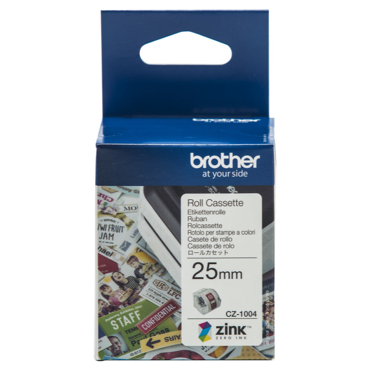 Brother CZ-1004 Genuine Label Printer (Label Maker) Roll 2