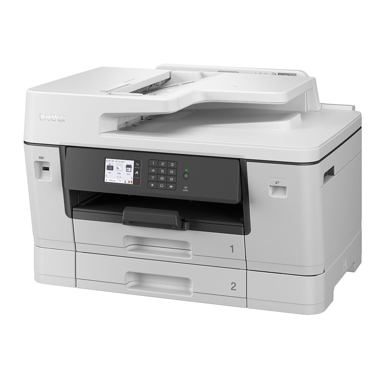 Brother MFC-J6740DW Inkjet Printer Left Side View