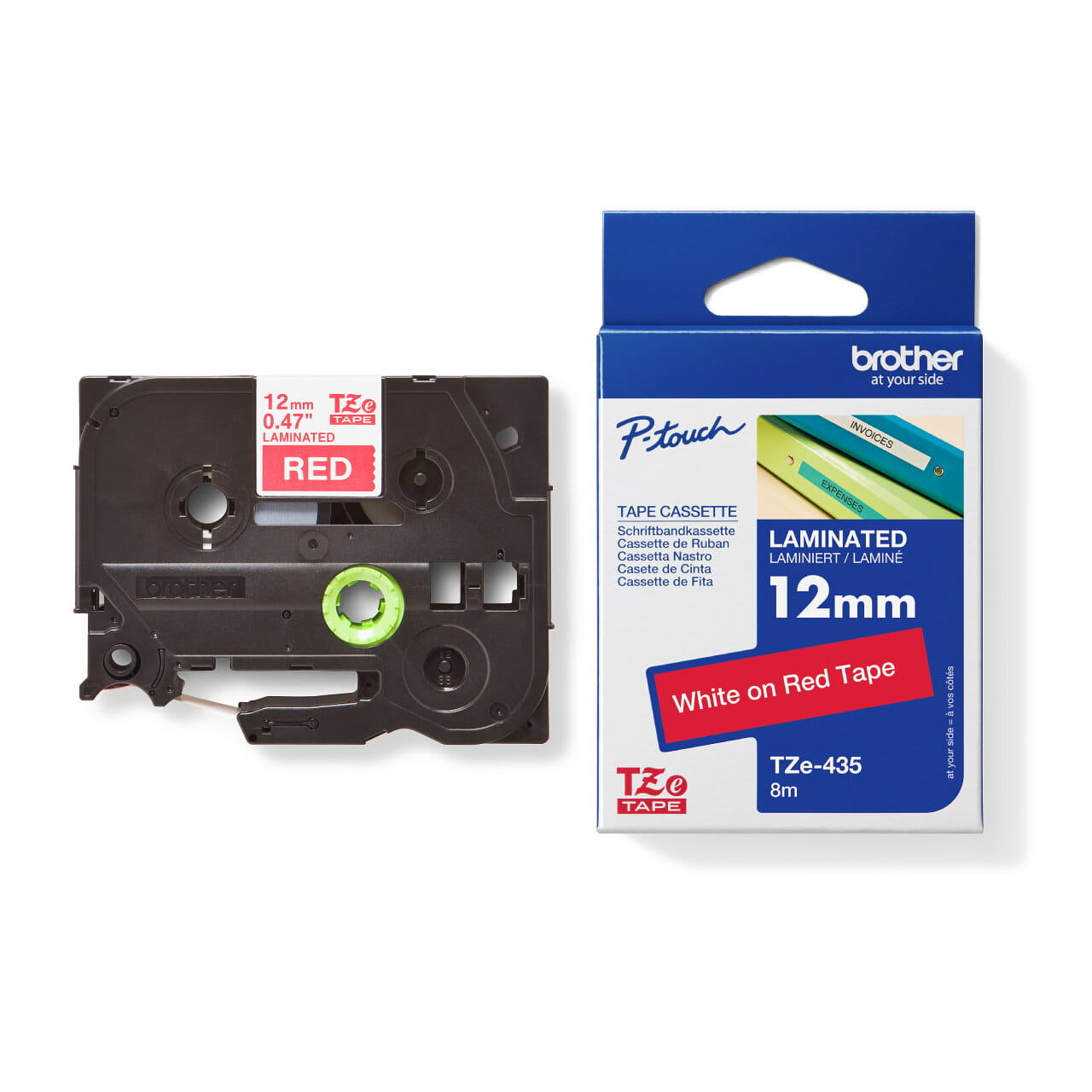 Brother TZe-435 Genuine Label Printer (Label Maker) Tape 2