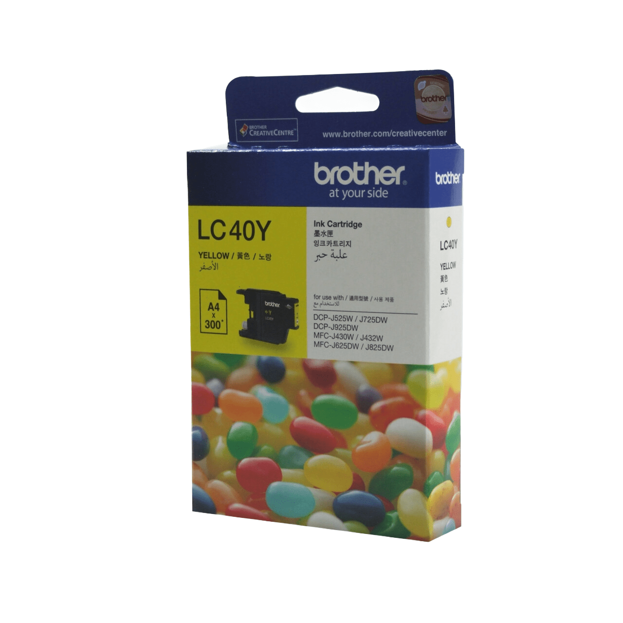 Brother LC40Y Genuine Ink Cartridge 2