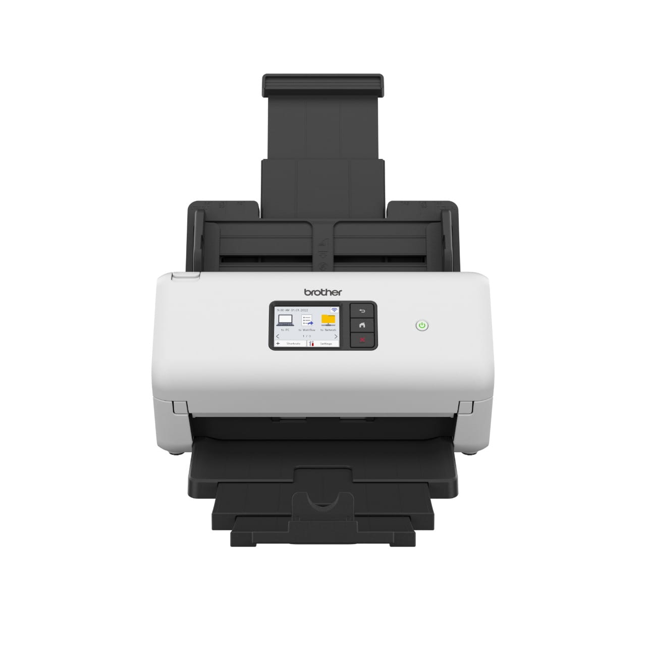 Brother ADS-3350W Scanner Front View Open