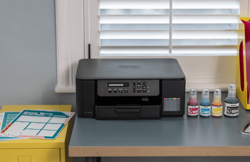 The DCP-T580DW sitting 