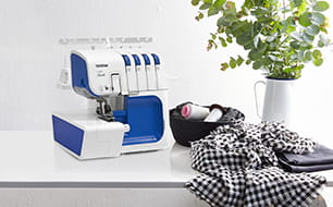 Lifestyle image of Brother 5100D Overlocker