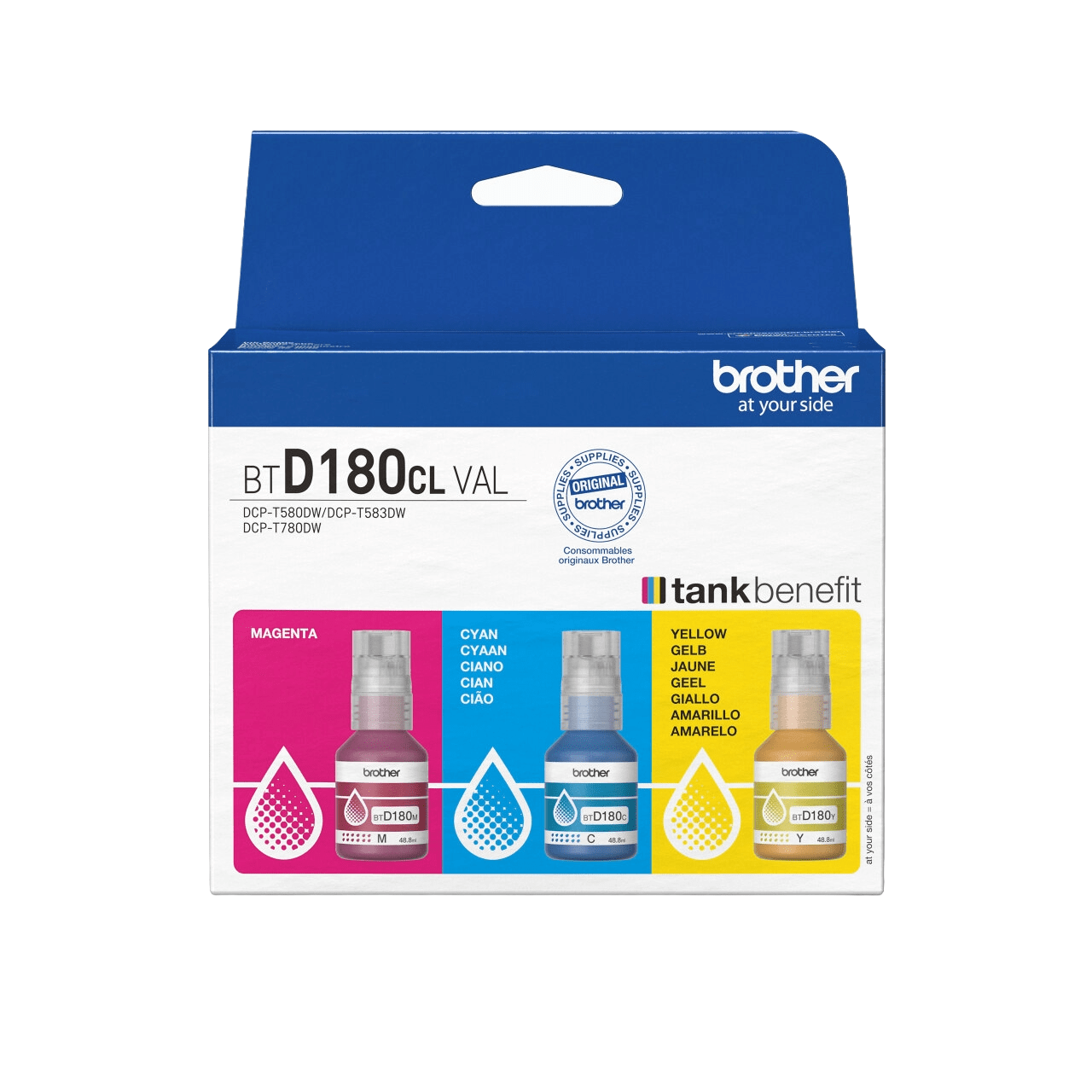 Brother BTD180CLVAL Genuine Ink Bottle 2