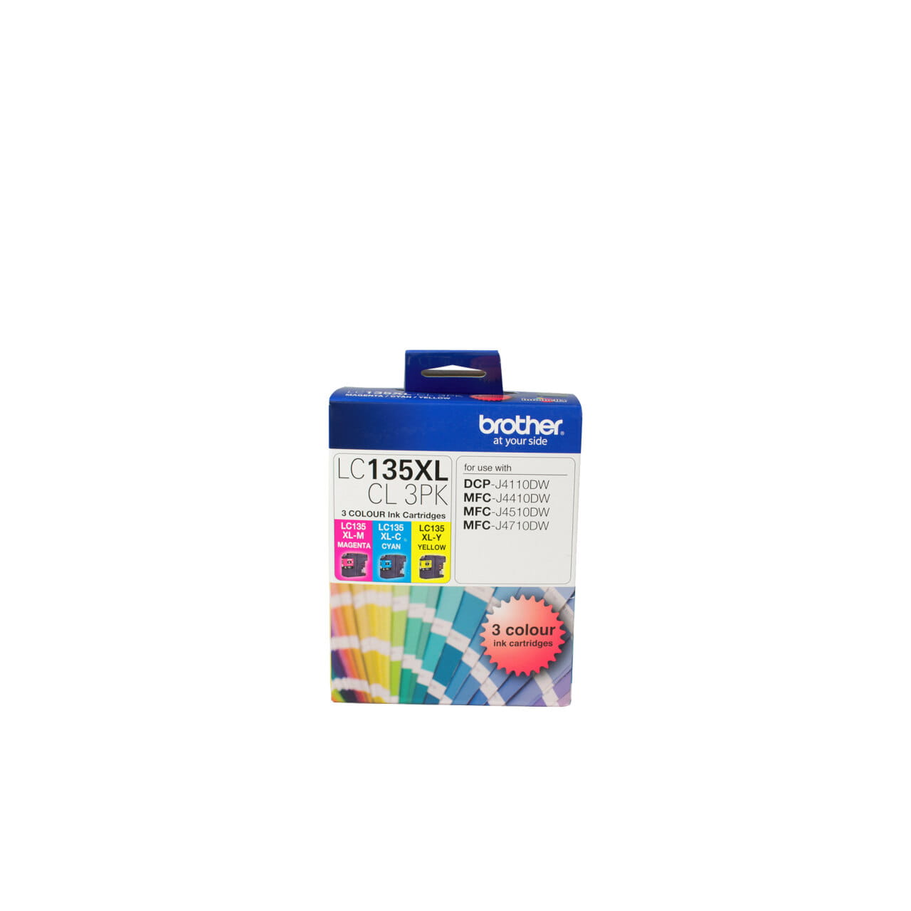 Brother LC135XLCL-3PK Genuine Ink Cartridge 1