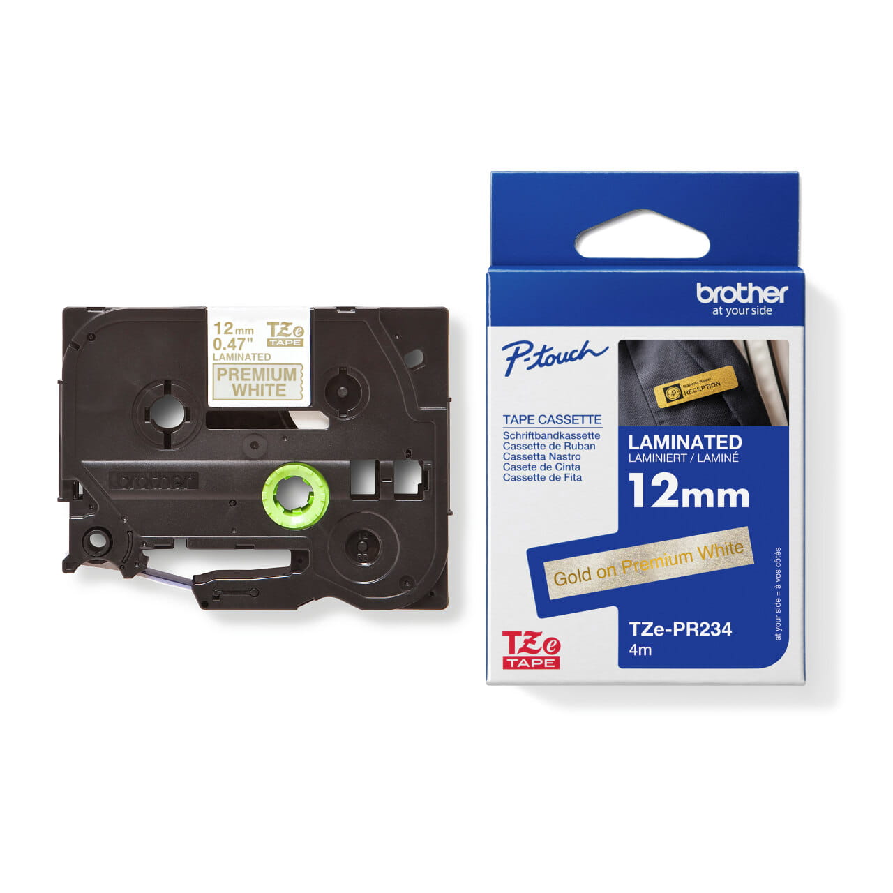 Brother TZe-PR234 Genuine Label Printer (Label Maker) Tape 2