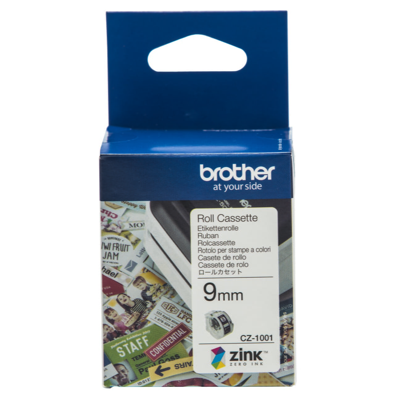 Brother CZ-1001 Genuine Label Printer (Label Maker) Roll 2