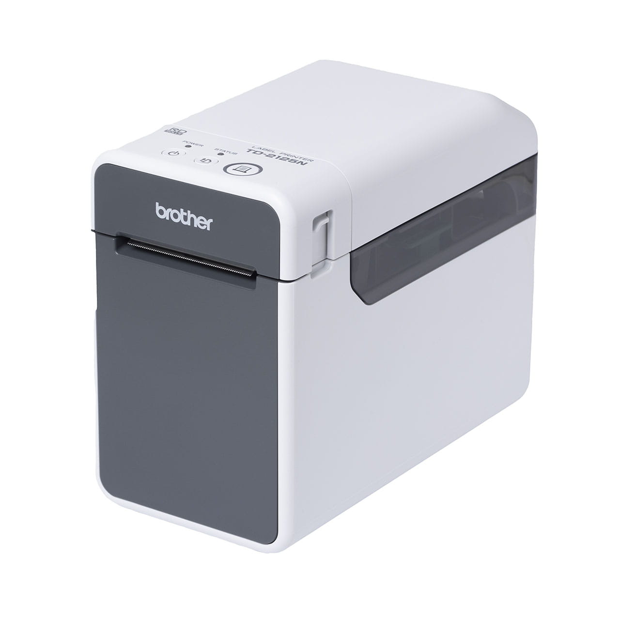 Brother TD-2125N Label Printer (Label Maker) Left Side View