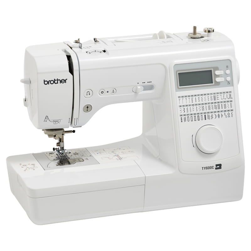 brother ty600c sewing machine facing right