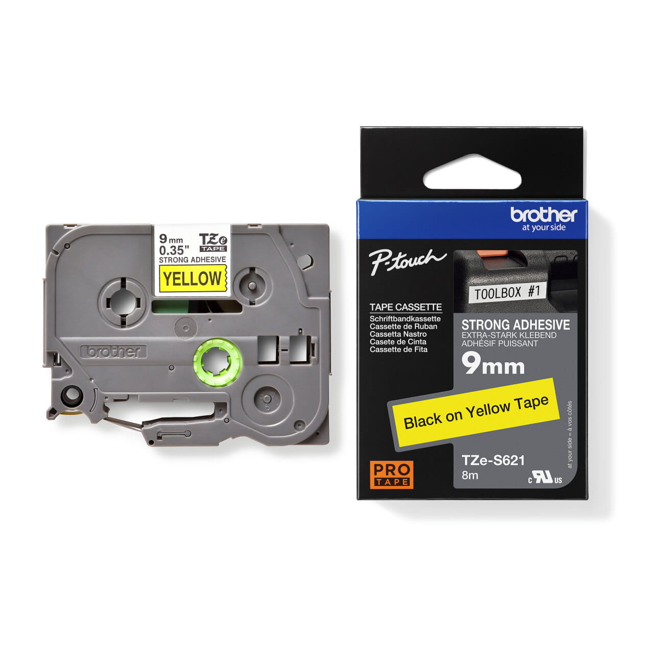 Brother Tze-S621 Genuine Label Printer (Label Maker) Tape 2