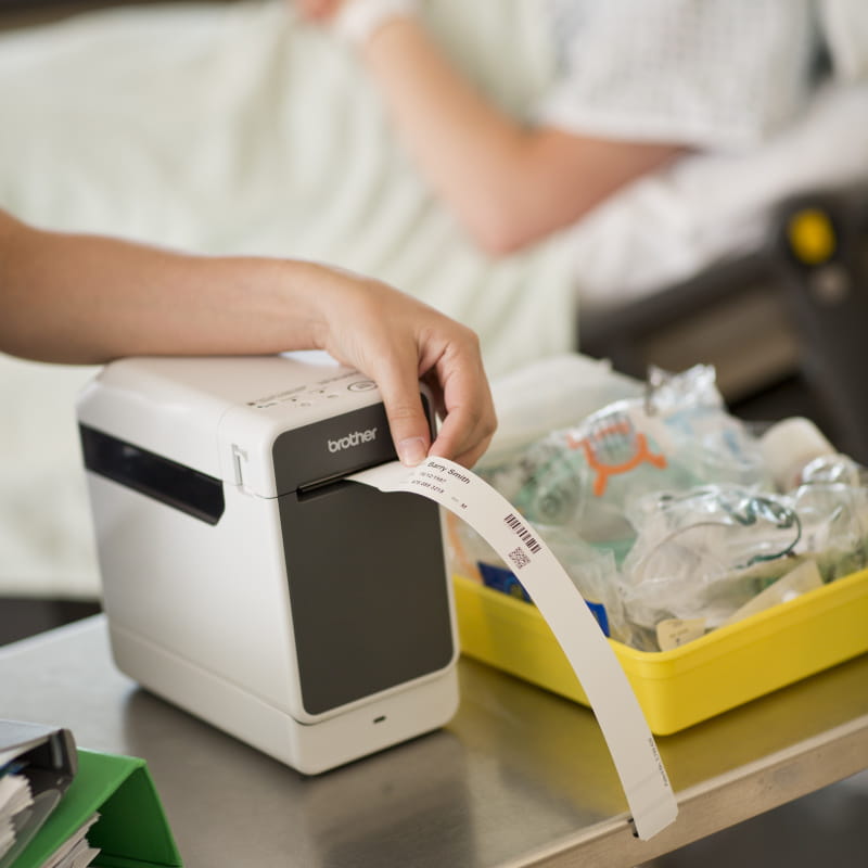 wristband printer brother td-2130n