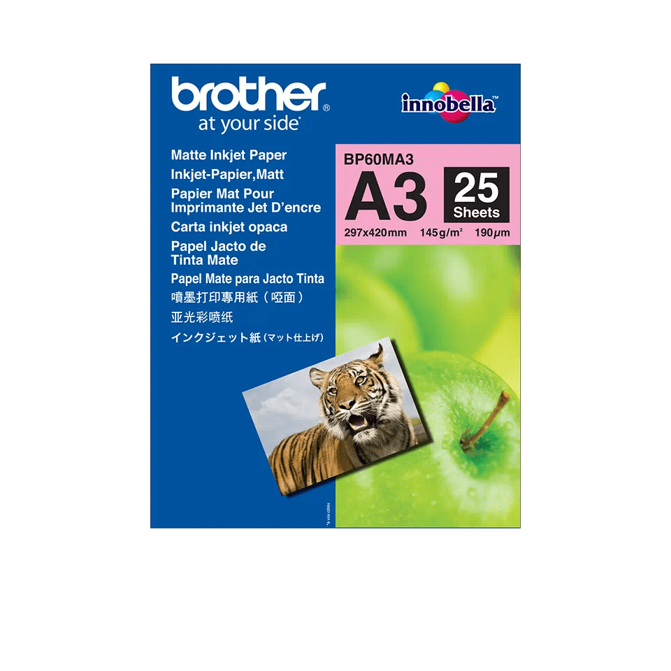 brother a3 matte inkjet paper bp60ma3 