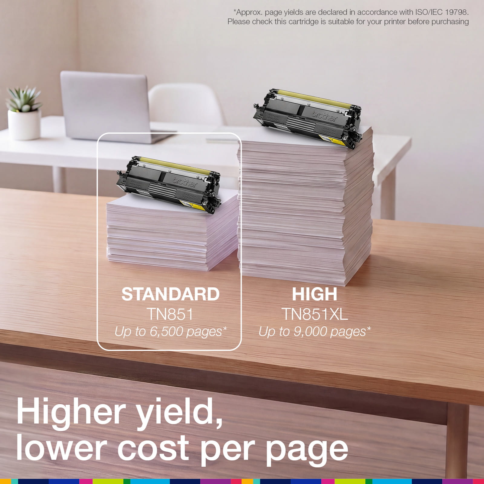 Brother TN851Y Genuine Toner Cartridge 3