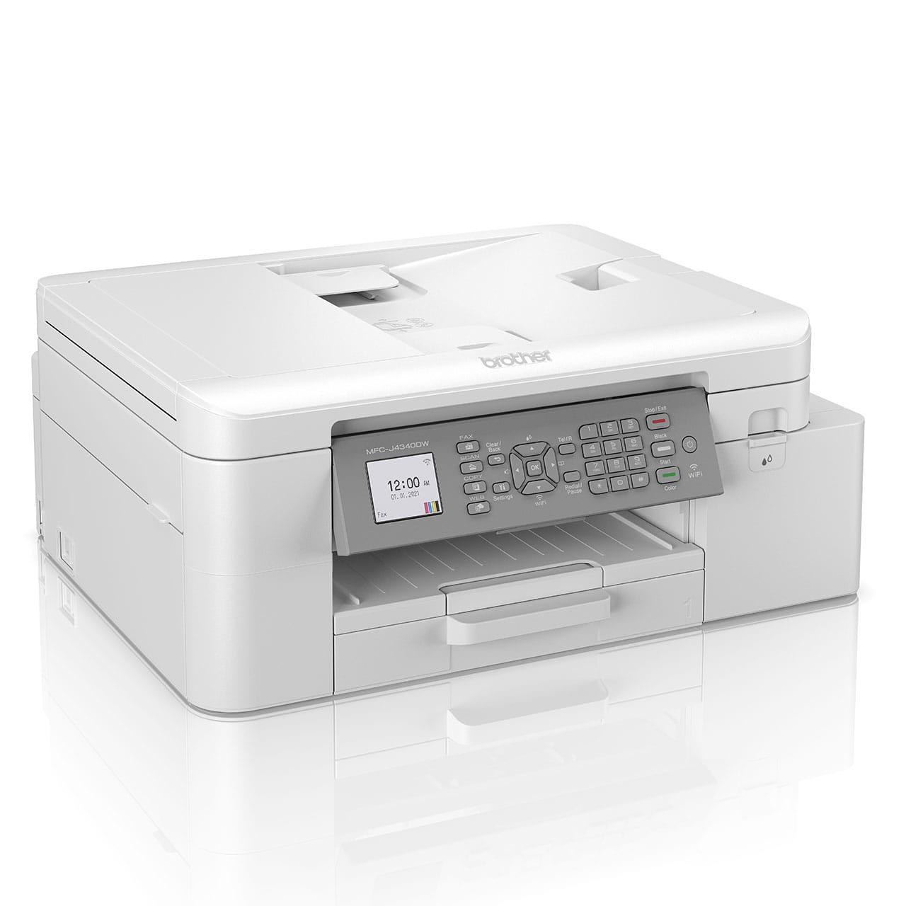 Brother MFC-J4340DWXL Inkjet Printer Right Side View