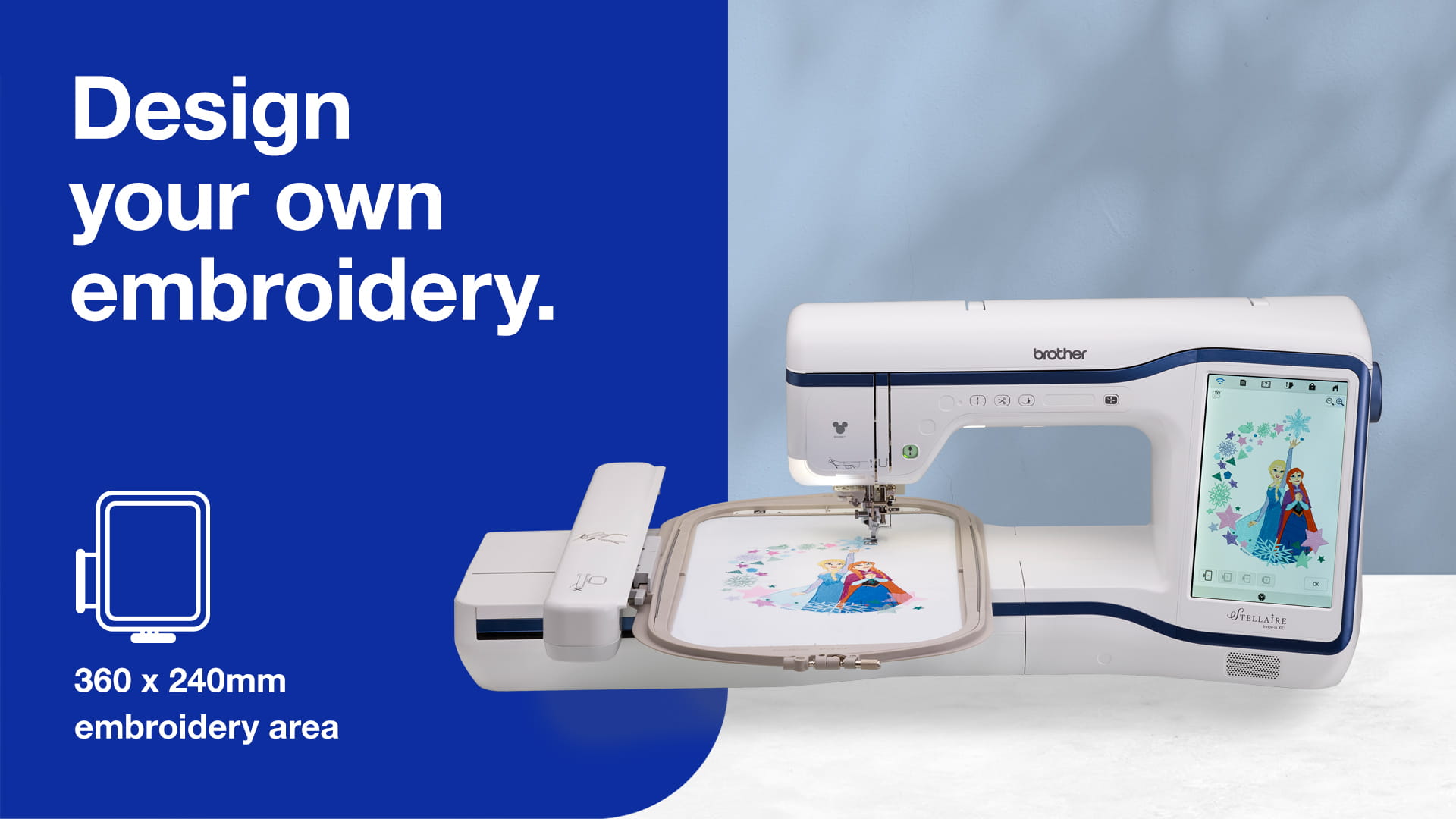 Stellaire Innovis XE1 Embroidery Machine Brother Australia