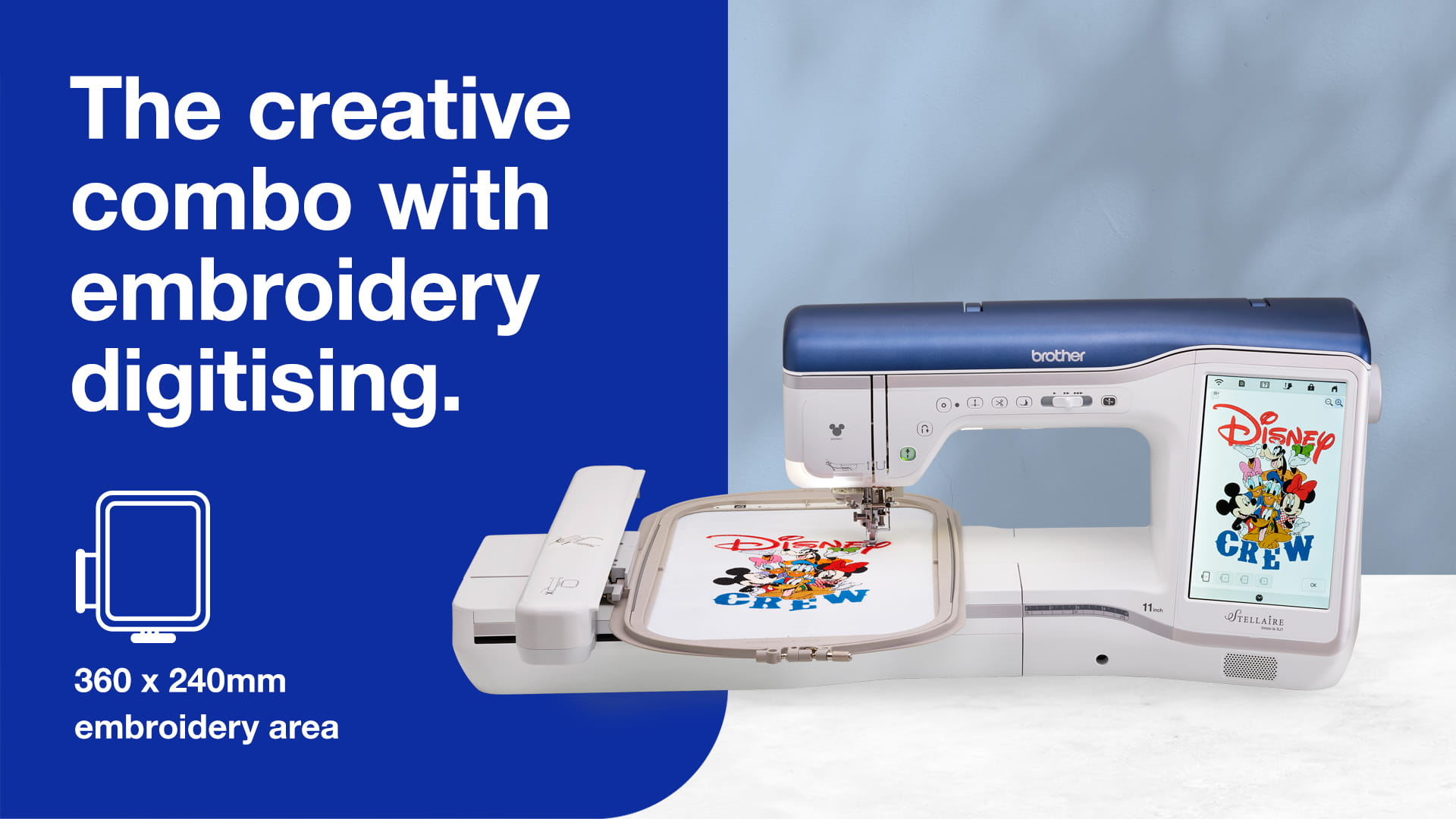 Stellaire Innovis XJ1 Sewing and Embroidery Machine Brother Australia